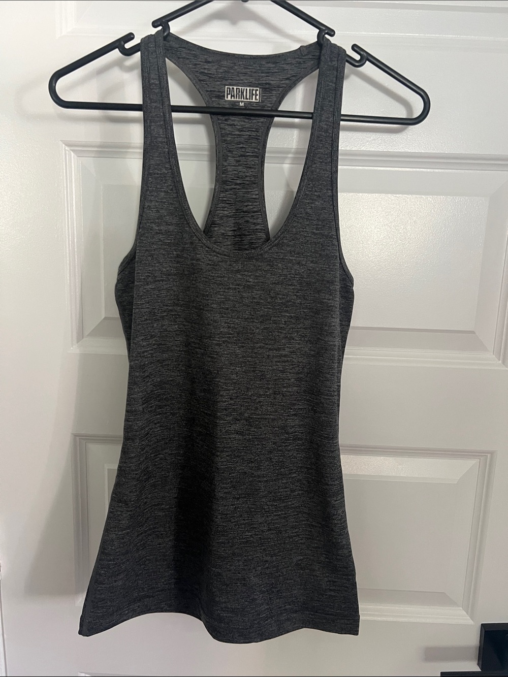 Aritzia Parklife Dark Gray Racerback Tank